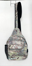 Sling Backpack Crossbody Shoulder Bag Paisley Print