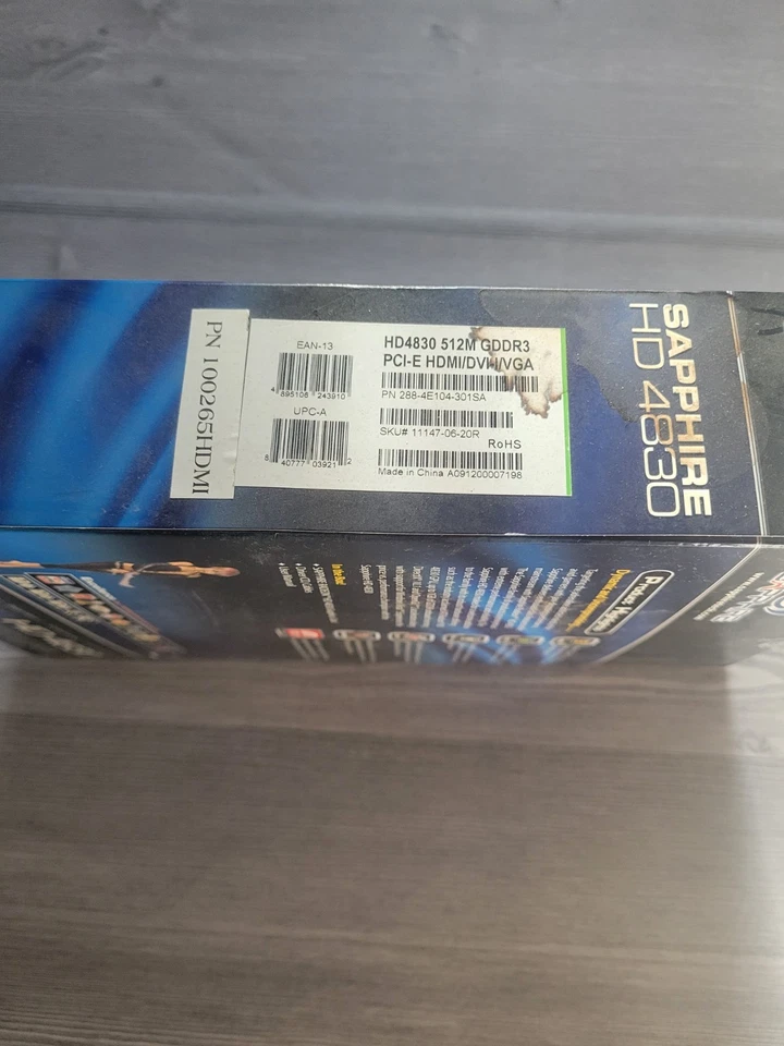 Brand New Graphics CardSapphire Radeon HD 4830 512M GDDR3 PCI-E HDMI/DVI-I/VGA - Image 4 of 4