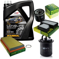 Mann Inspektionspaket 5L Mannol Longlife 5W-30 FüR Subaru Legacy III Station