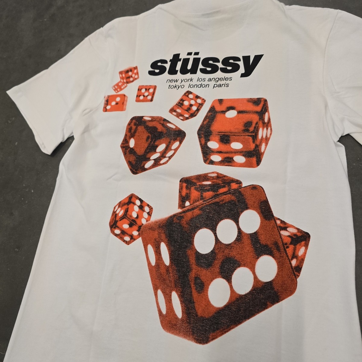 Stussy Men's Rollers Tee small nwt dice new york | eBay