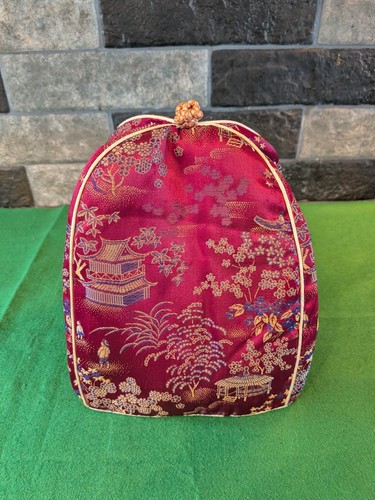 Traditional Chinese Style Red Fabric Tea Cosy - Good Quality