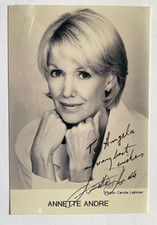 Annette Andre - Randall & Hopkirk - Original Hand Signed Autograph & Note