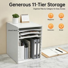 Document Organizer Vertical Desktop Sorter 11...