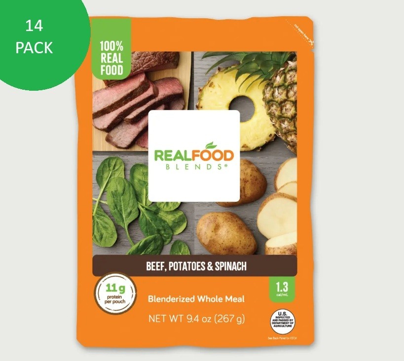 Real Food Blends - Beef, Potatoes & Spinach (14 meals)