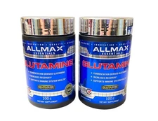 Allmax Essentials Glutamine Supplement 100 Grams Powder 2 Pack 05/2026