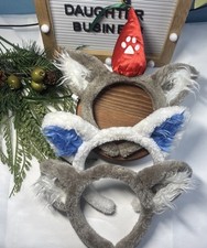 Lot Of 3 Great Wolf Lodge Gray Wolf Ears Headband Themed Party Favor Gift