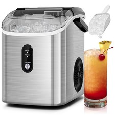 Nugget Ice Makers Countertop with Self-Cleaning, 35lbs/24H, Portable Sonic Ic...