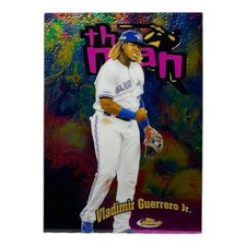 Vladimir Guerrero Jr Topps Finest 2020 Baseball Card Blue Jays NM