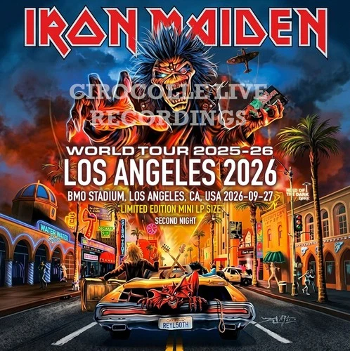 IRON MAIDEN Run For Your Lives  Los Angeles Night 2 2026 Bruce Dickinson 2CD