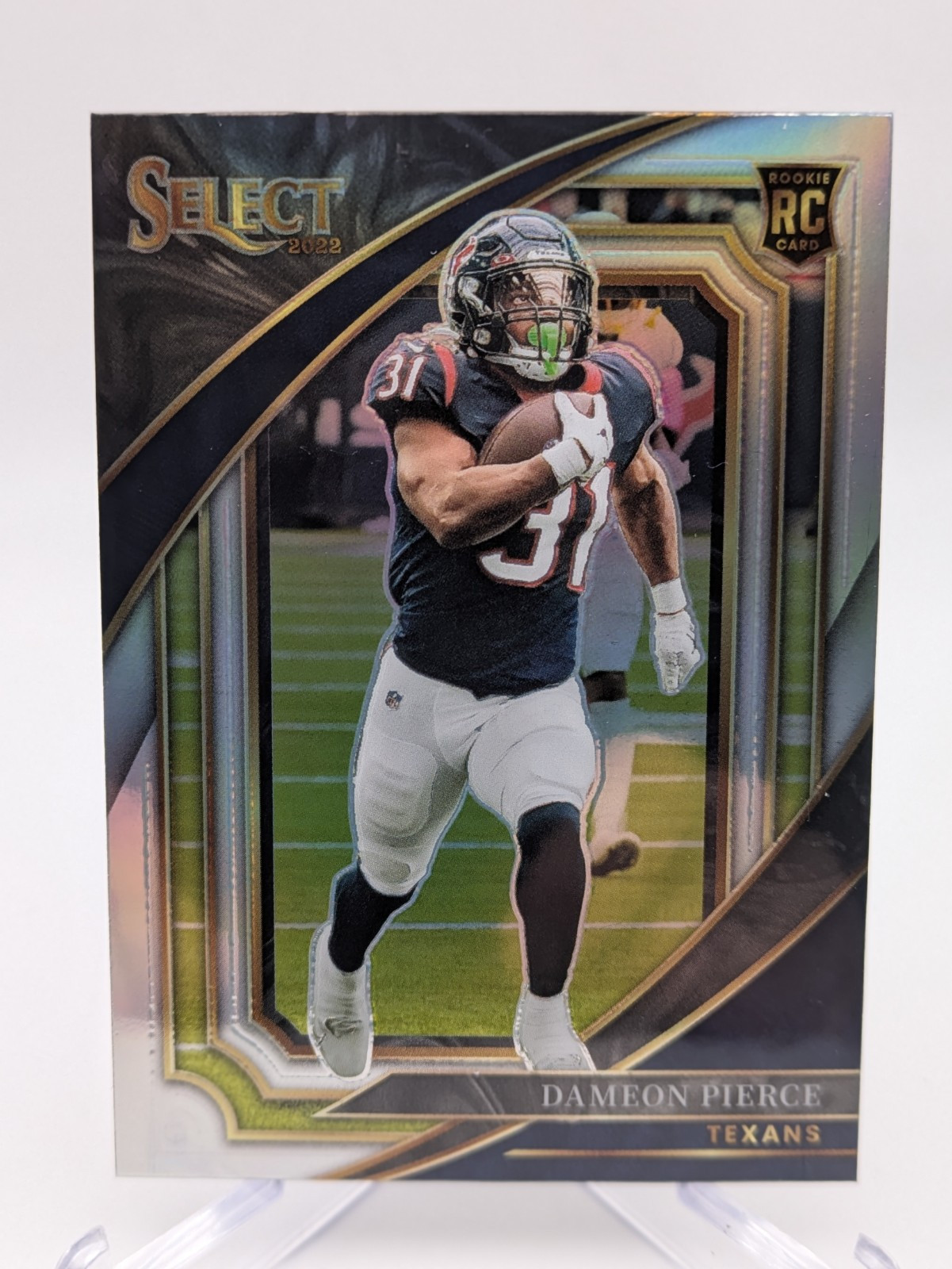 💥 2022 Panini Select - Suite Level #345 Dameon Pierce (RC) SILVER PRIZM Texans