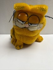 Vintage Garfield The Cat Plush 10" Stuffed Animal 1981 Dakin Cartoon Stuffy