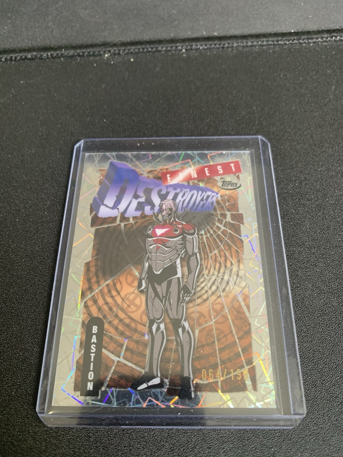 2025 Topps Finest X-Men ’97 #50 Bastion Destroyers Laser Refractor /199