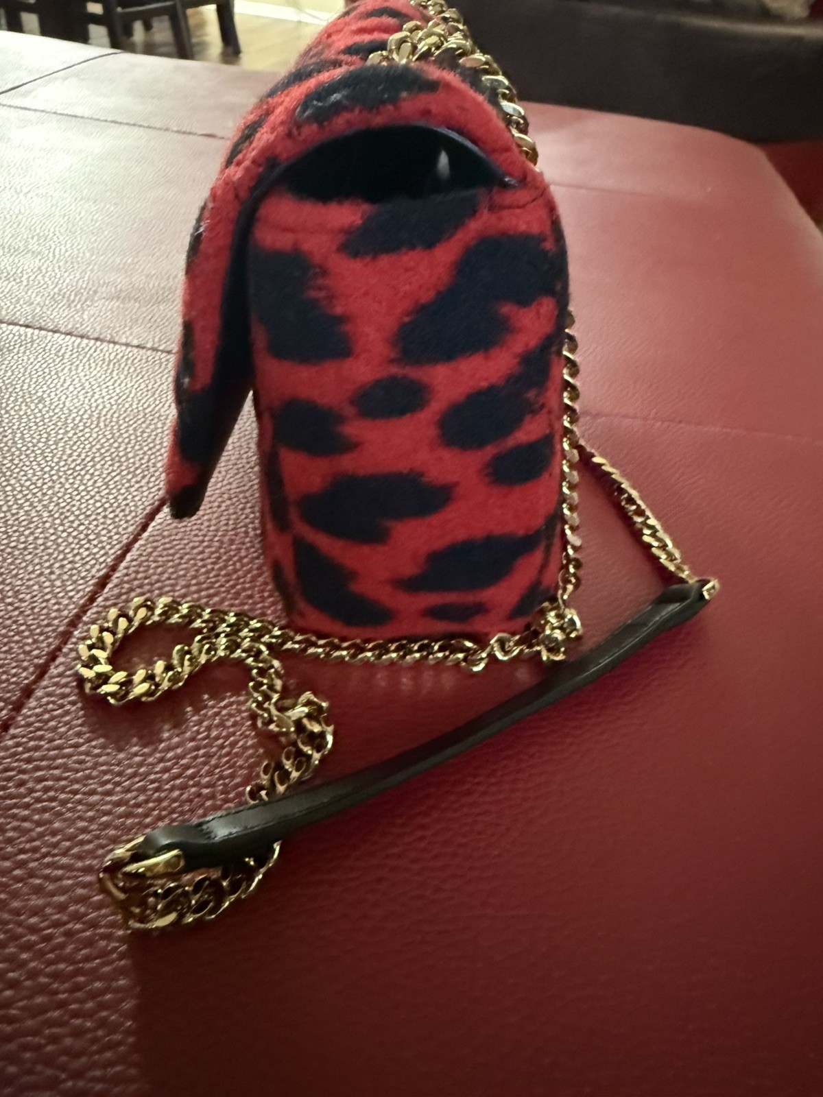 Versace Medusa printed Quilted Fabric Shoulder Bag Women's Red and black image 9