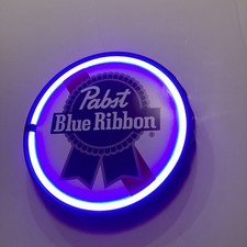 Pabst Blue Ribbon Round LED Neon Marquee Sign