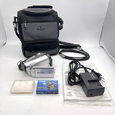 Panasonic NV-GS27 PAL MiniDV Videokamera Camcorder 30x Optimal Zoom Silber