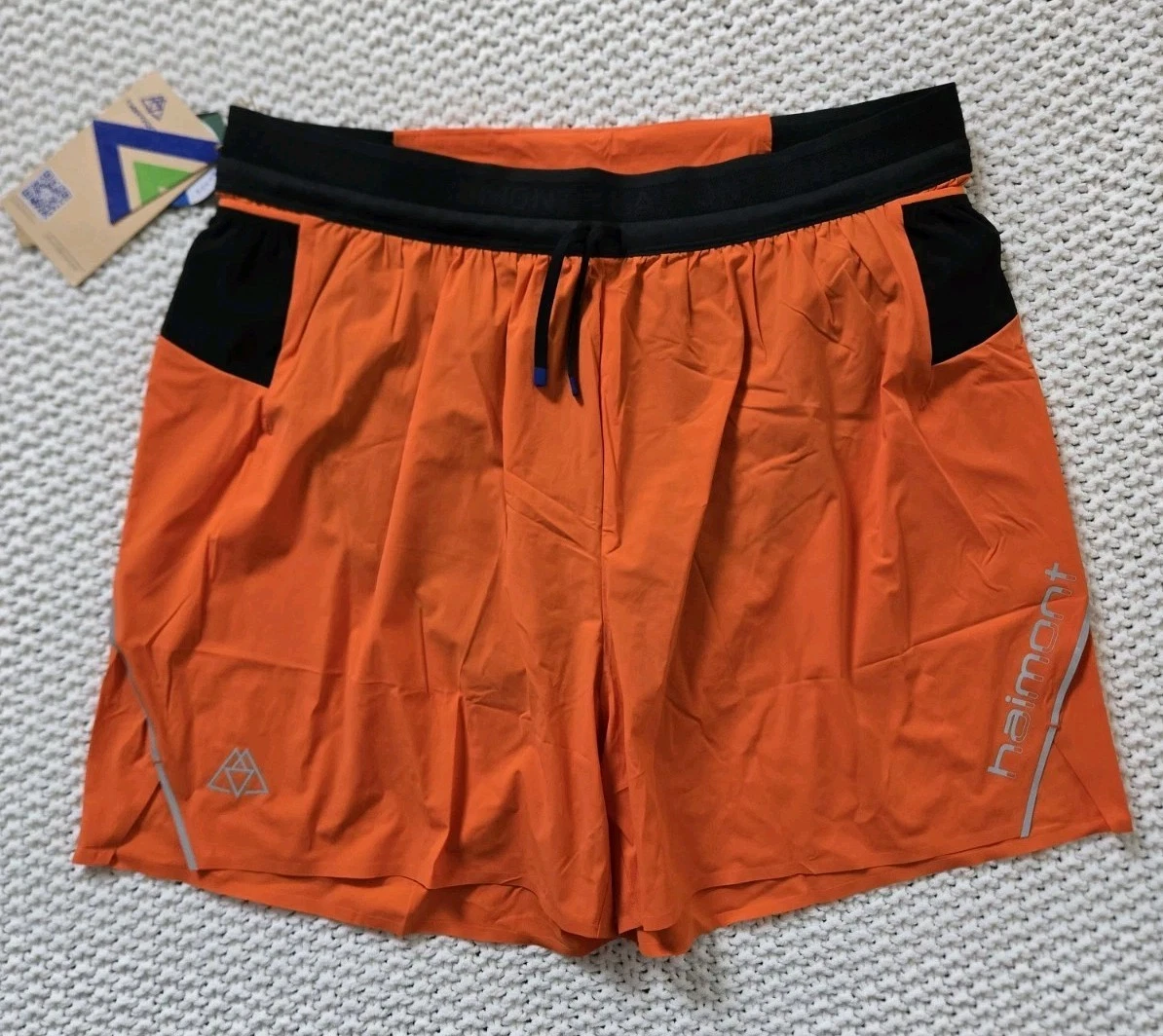 HAIMONT APEX Men's 4.5" Trail Running Shorts w/ Brief Liner Orange Size M NWT
Opens in a new window 