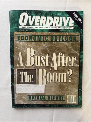 OVERDRIVE Trucking Magazine January 1995~Vintage Trucking Pictures And Info.