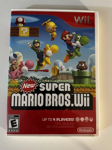 Nintendo New Super Mario Bros - Wii - game w/display case - fast shipping