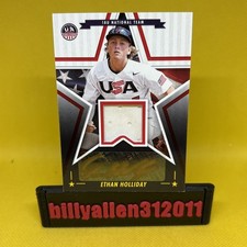 2025 Panini Stars & Stripes BLACK Gold JERSEY AUTO Ethan Holliday! Autograph!