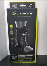 Med DonJoy Performance Lace-Up Ankle Brace W/Figure 8 Straps for Stabilization
