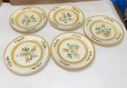 5 Stangl Pottery Yellow Tulip Terra Rose Salad Plate 8 1/4"