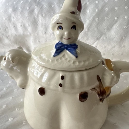 shawnee pottery Tom The Piper Son Teapot VTG With Lid