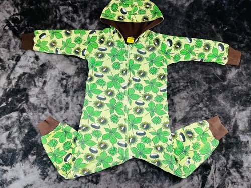 Duns Organic Sweden Zip Pajama Kids Unisex 98/104