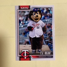 T.C. BEAR 2026 Topps Series 1 Baseball Celebration #M-10 Minnesota Twins Mascot