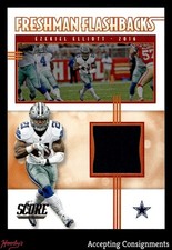 2020 Score Freshman Flashbacks Jerseys #16 Ezekiel Elliott JERSEY COWBOYS