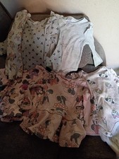 Disney Baby Girl One Pieces and Shirt Dresses 12-18 Month Minnie Mouse Lot of 6