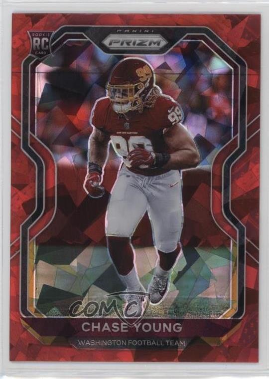 2020 Panini Prizm Rookie Red Ice Prizm Chase Young #383 0mf7