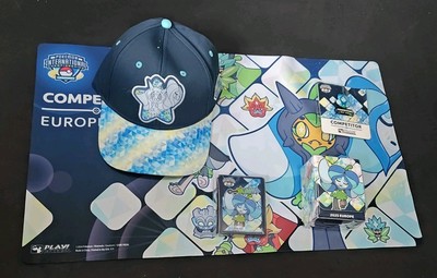 Pokemon EUIC 2025 complete Competitor Kit - Mat, Sleeves, Box