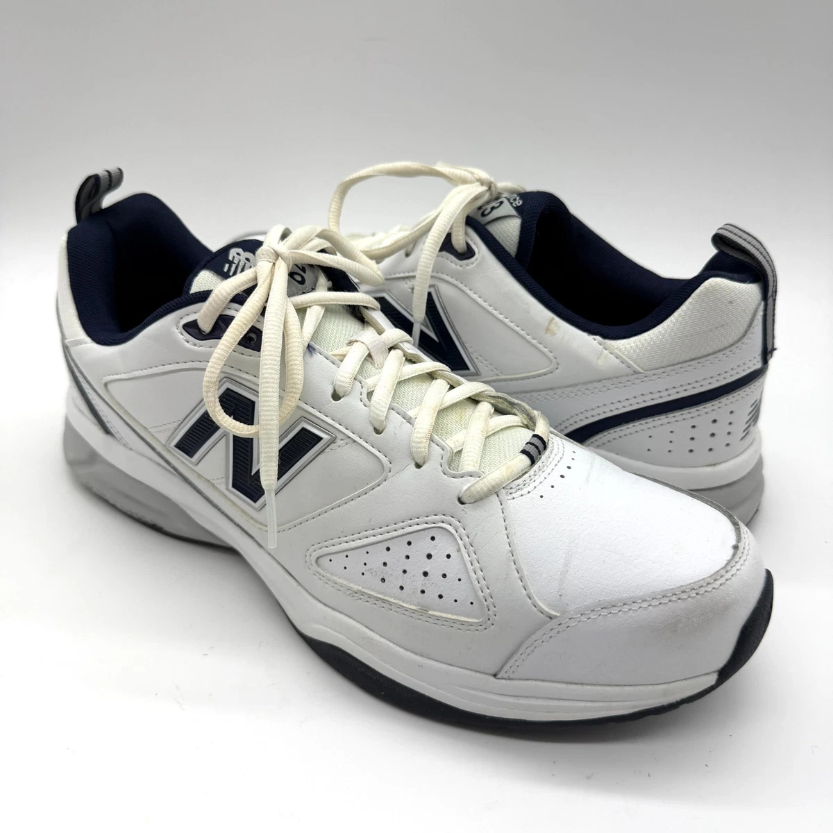 New Balance 623v3 Men 8 4E Extra Wide White Navy Leather Training Shoes MX623WN3 New Balance Men main image 2