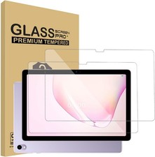 2-Pack Glass Screen Protectors for Onn 10.1-inch Tablet, Case Friendly, 9H Hardn