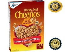 Honey Nut Cheerios, Heart Healthy Gluten Free Breakfast Cereal with  -  10.8 oz