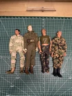 Lot Of Four 1/6 Scale Military Action Figures GI Joe & One DRAGON