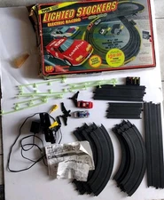 Tyco Lighted Stockers Electric Racing With Nite Glow Not Tested