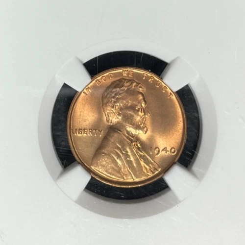 1940 LINCOLN WHEAT CENT ~ NGC MS 66 RD ~BEAUTIFUL COIN~