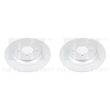 2x NK BREMSSCHEIBEN 300mm VOLL HINTEN passend für HYUNDAI KONA TUCSON KIA SPORTA
