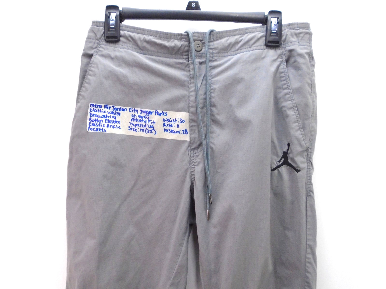 Nike Air Jordan Jogger Pants Mens Size M Flight Performance Drawstring Elastic thumbnail 2