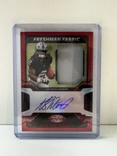 2025 Panini Certified Ashton Jeanty Freshman Fabric Mirror Signatures Red RPA /9