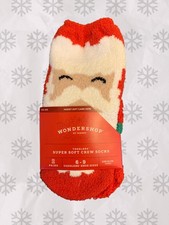 NWT - Wondershop Toddlers' Super Soft Christmas Holiday Santa Crew Socks