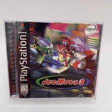 Jet Moto 3 PS1 PlayStation 1 Complete CIB + Registration Card