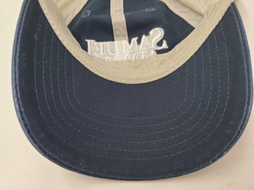 Samuel Adams Mesh Trucker Adjustable Hat Cap Beer Casual Baseball Men Women Blue - Picture 10 of 11