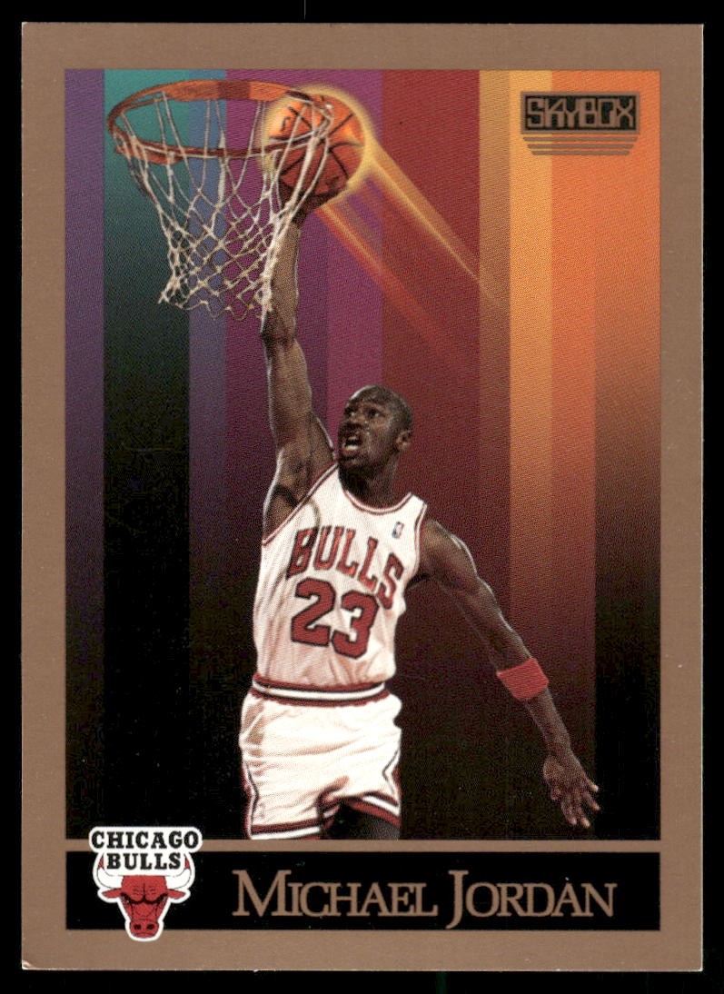 1990-91 SkyBox #41 Michael Jordan HOF