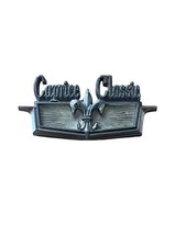 1973-1974 Caprice Classic Sail Panel Quarter Panel Emblem 3.5 Survivor Oem 1973-1974 Caprice Classic Sail Panel Quarter Panel Emblem 3.5 Survivor Oem
