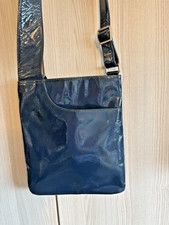 Radley  Navy blue patent Leather cross body shoulder bag