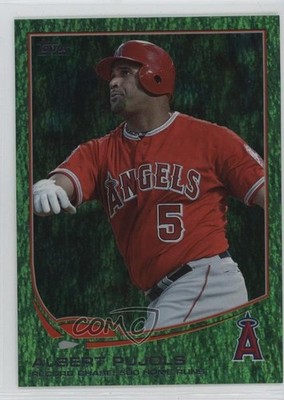 2013 Topps Emerald Foil Albert Pujols Checklist #266 1j9