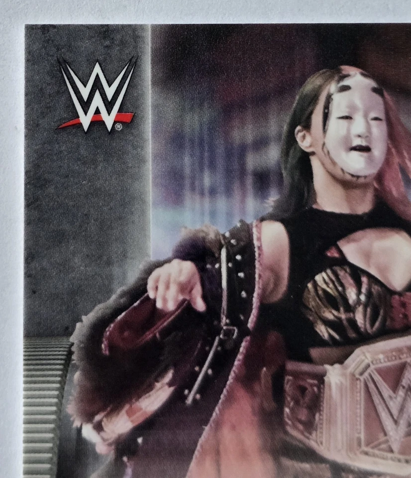 2021 Topps WWE Asuka On Card Auto #'d/199 Grand Slam Champions - Image 3 of 4