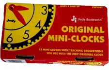 Judy/Instructo Original Mini-Clocks Ages 4 Years and Up